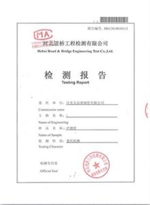 潍坊公司检测报告